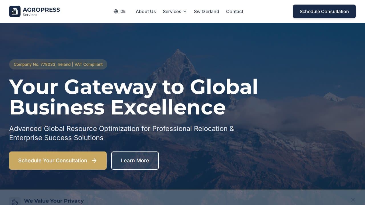 AGROPRESS Services – Business Consulting